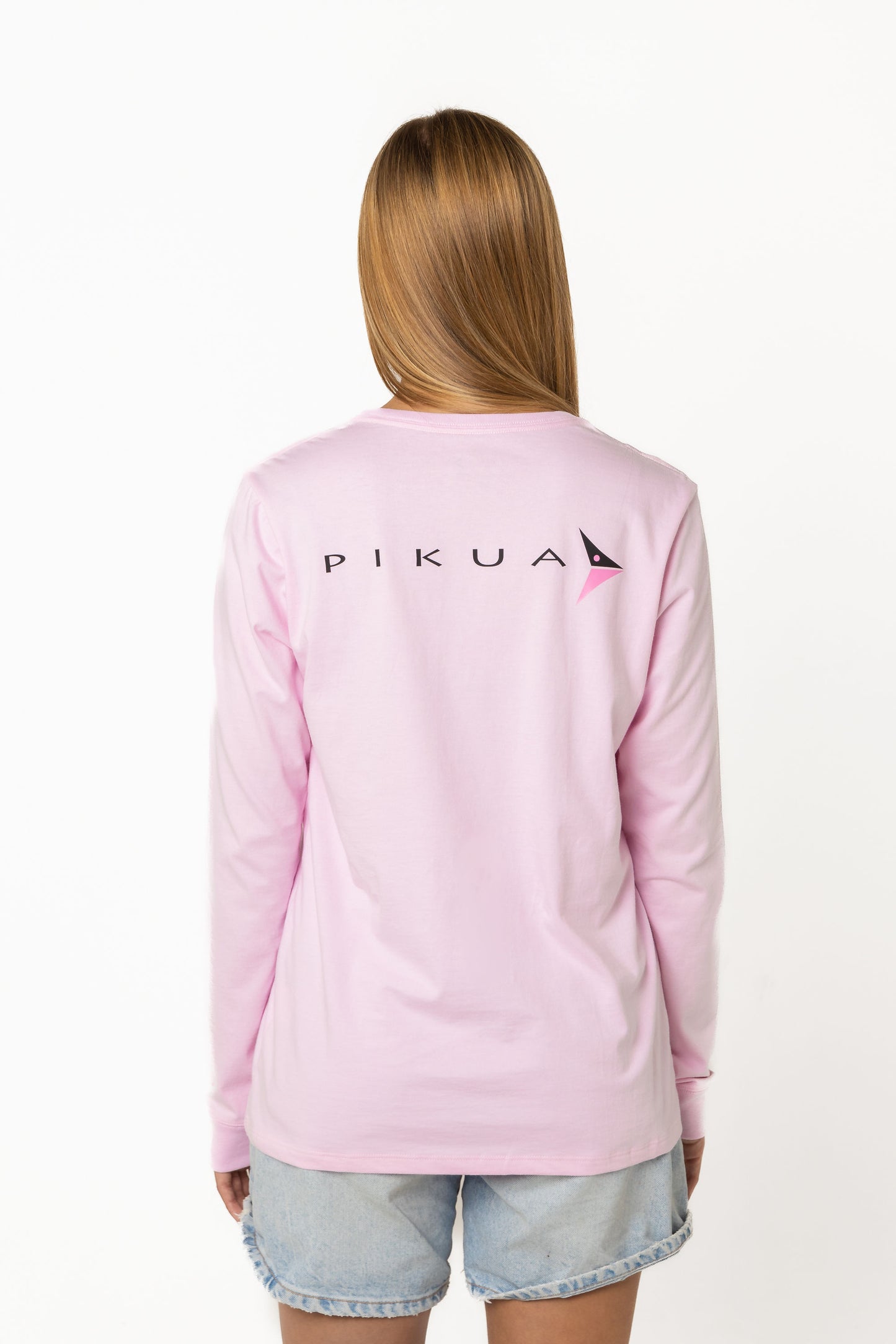 Long Sleeve Cotton T-Shirts (Chalk Pink)