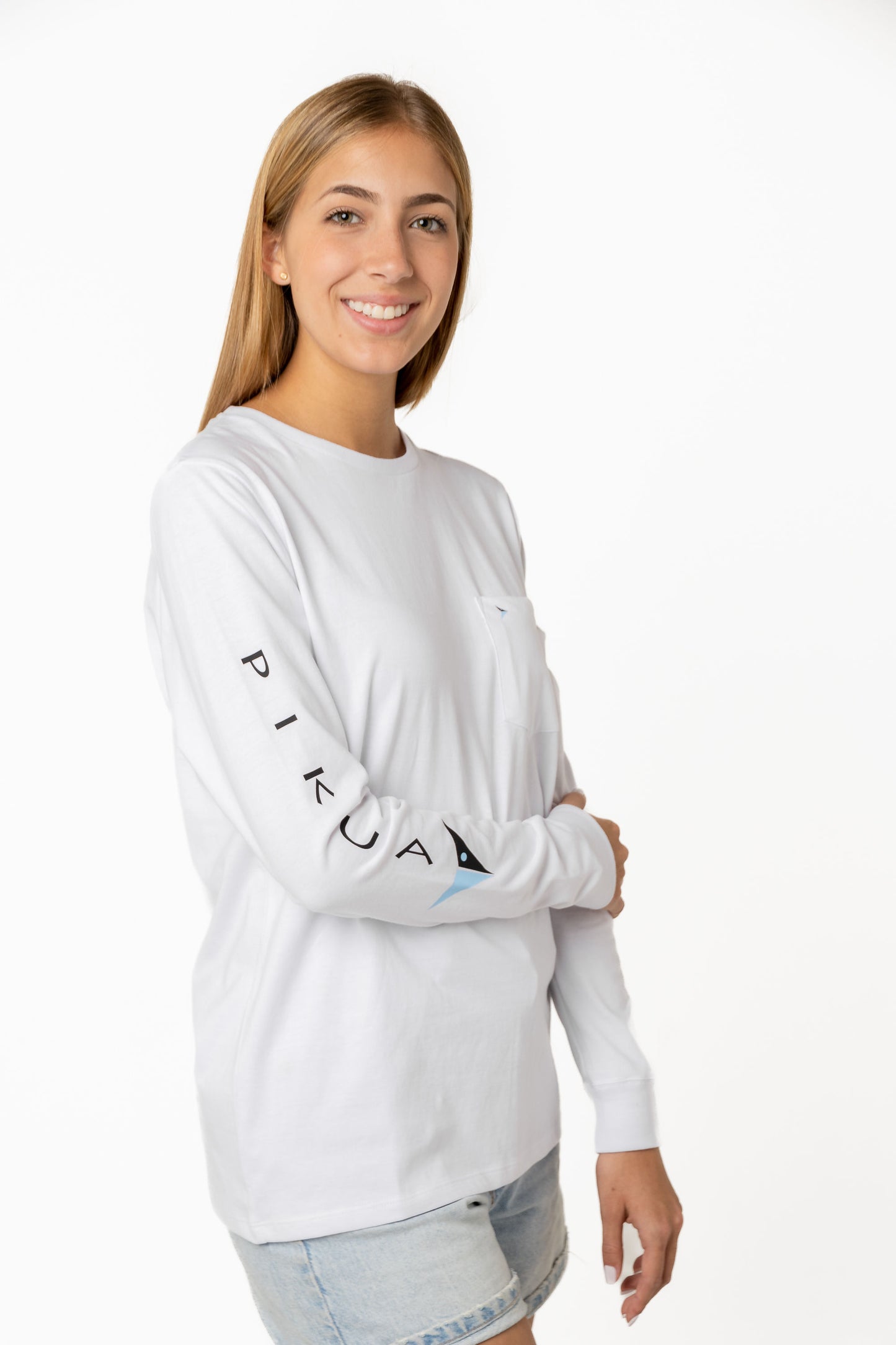 Long Sleeve Cotton T-Shirts (White)