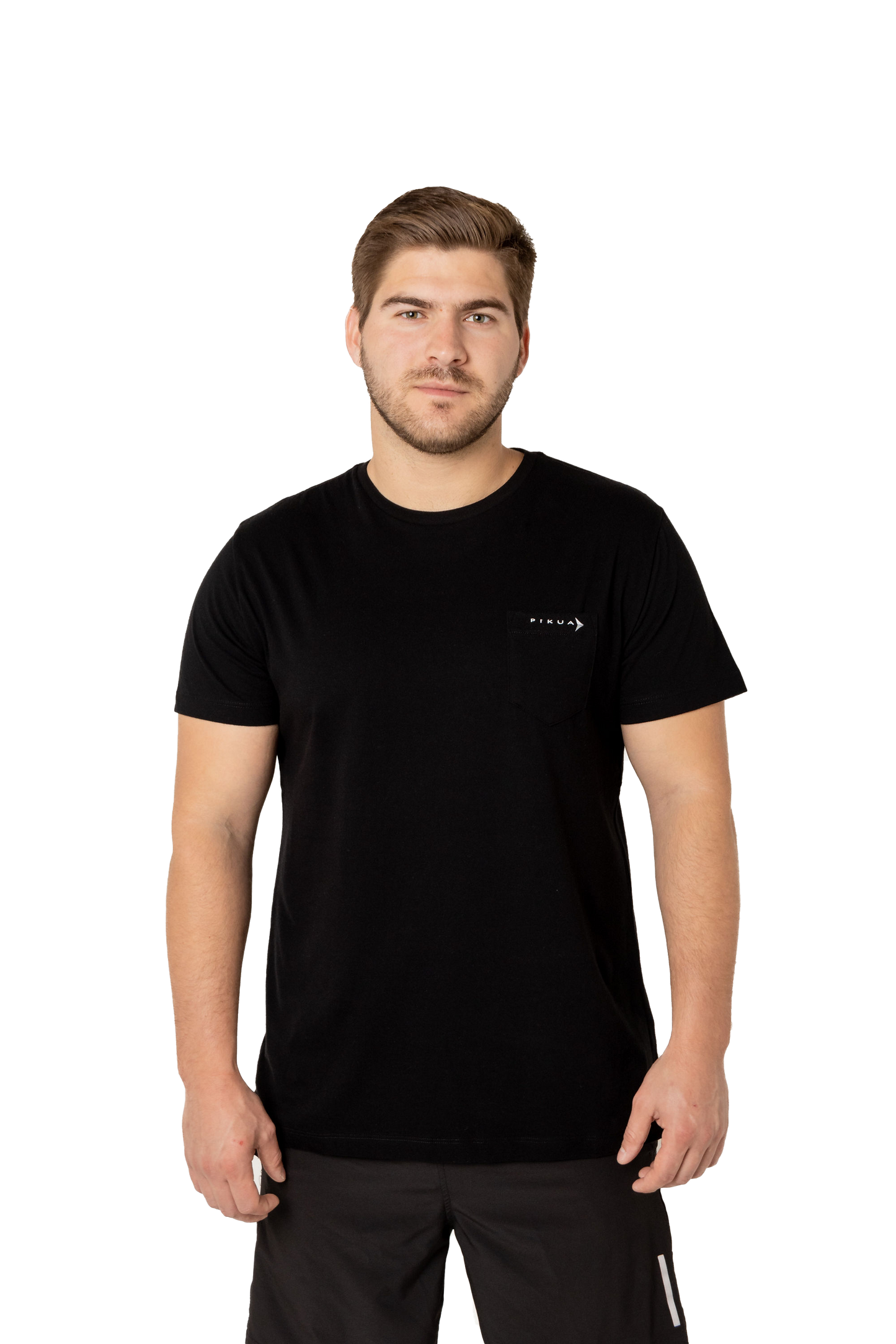 Short Sleeve Cotton T-Shirts (Jet Black)