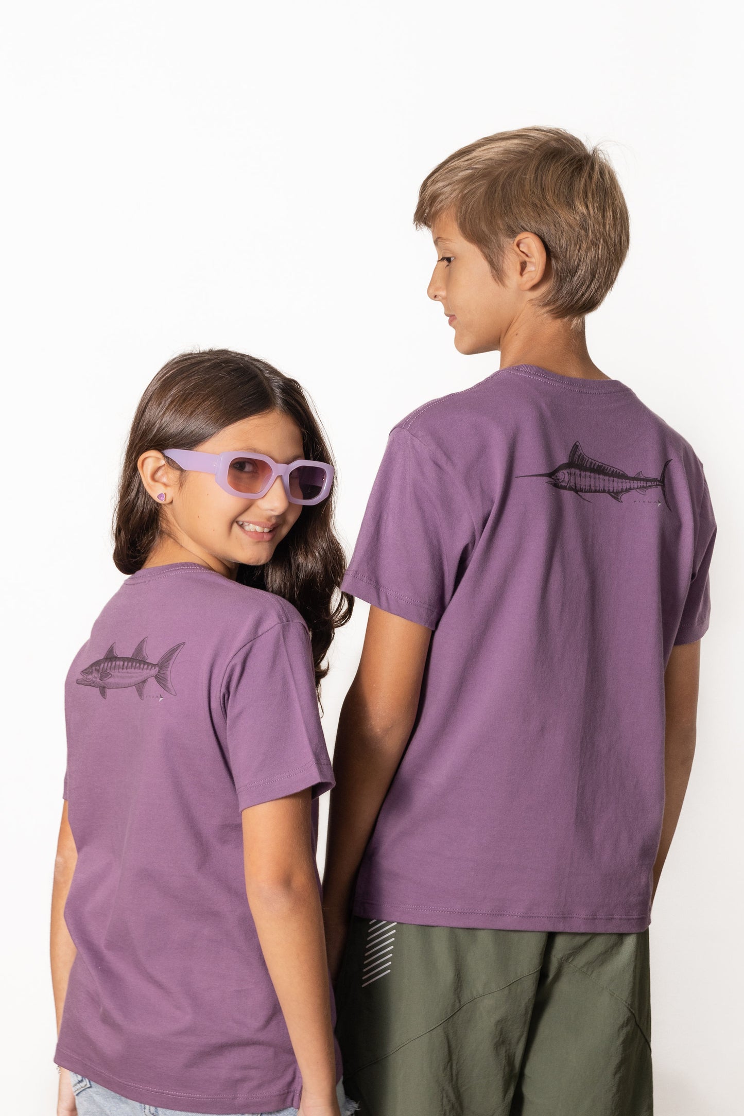 Short Sleeve Cotton T-Shirts (Black Plum)