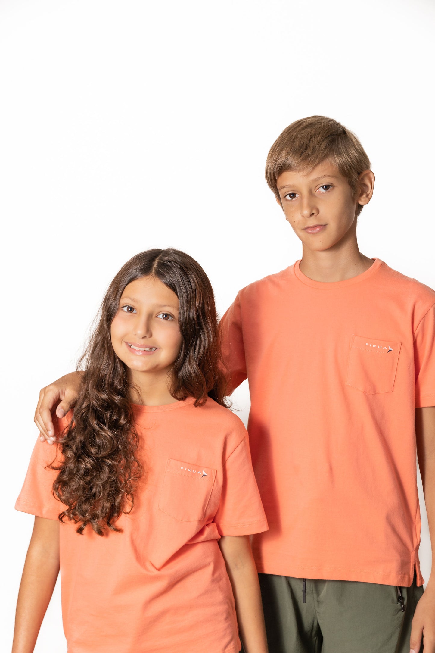 Short Sleeve Cotton T-Shirts (Persimmon)