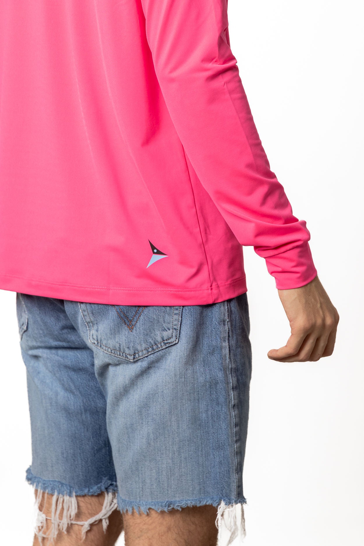 Dri-Fit Long Sleeve With Hoodie (Azalea Pink)