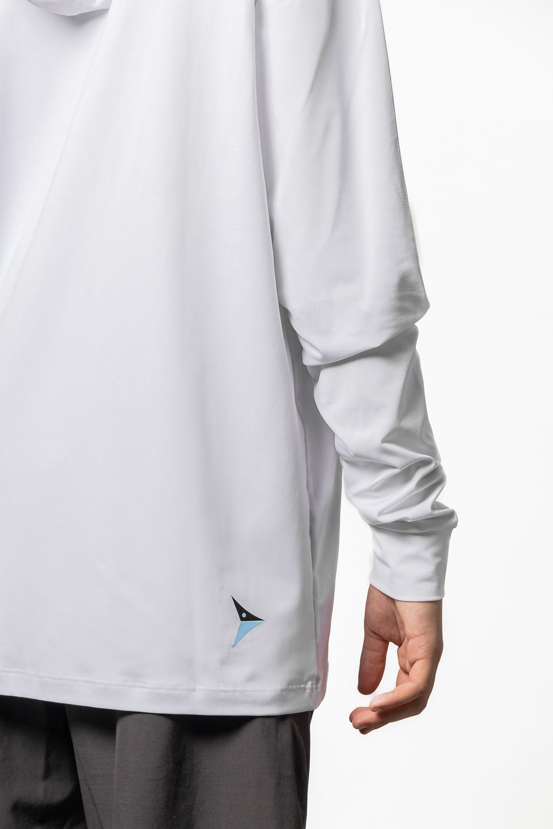 Dri-Fit Long Sleeve With Hoodie (White)