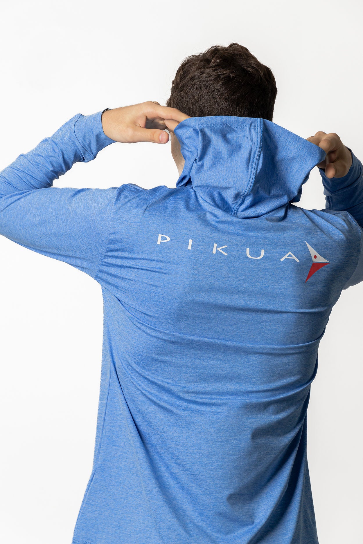 Dri-Fit Long Sleeve With Hoodie (French Blue)