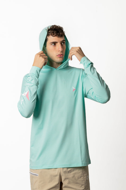 Dri-Fit Long Sleeve With Hoodie (Hemlock)