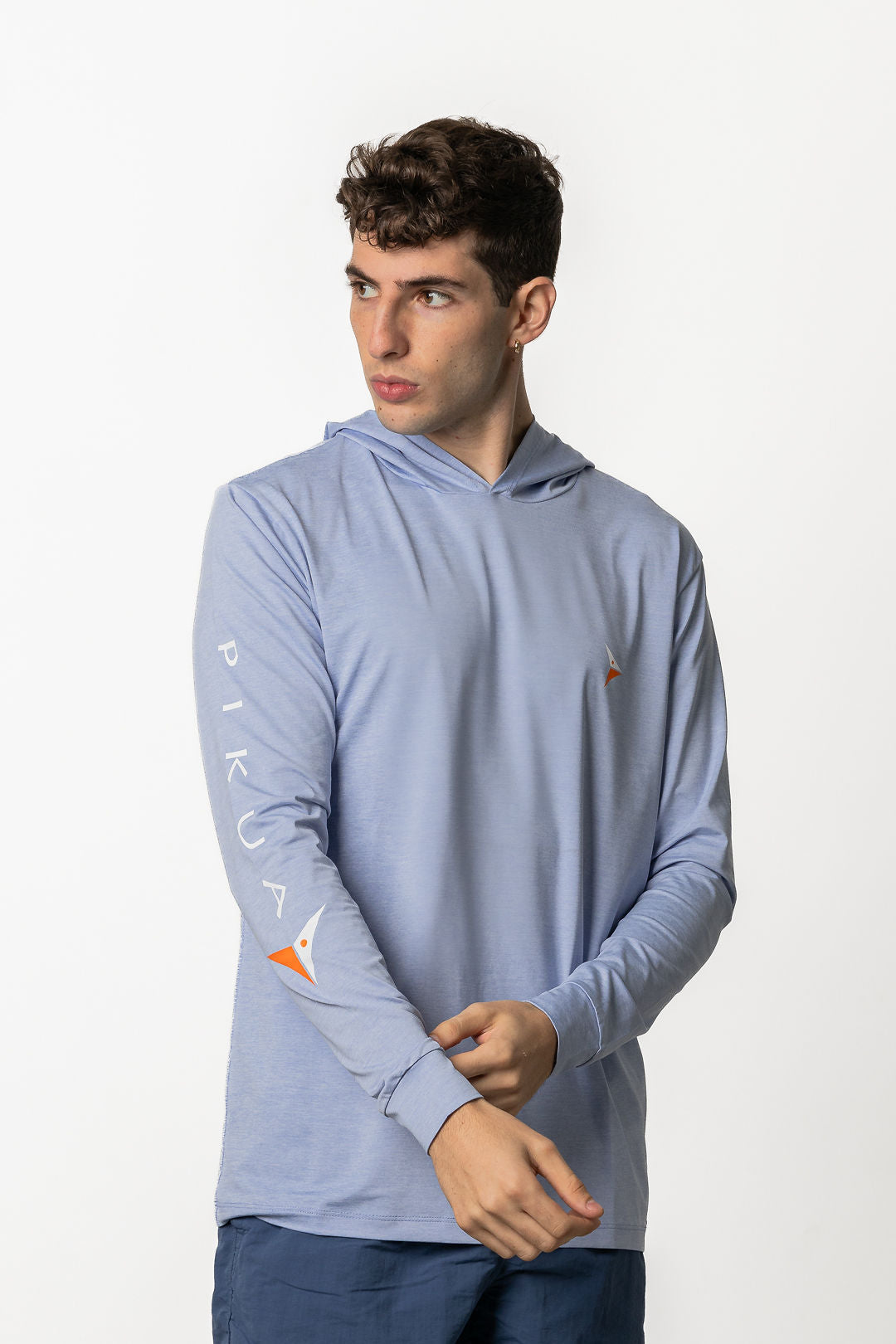 Dri-Fit Long Sleeve With Hoodie (Kentucky Blue)