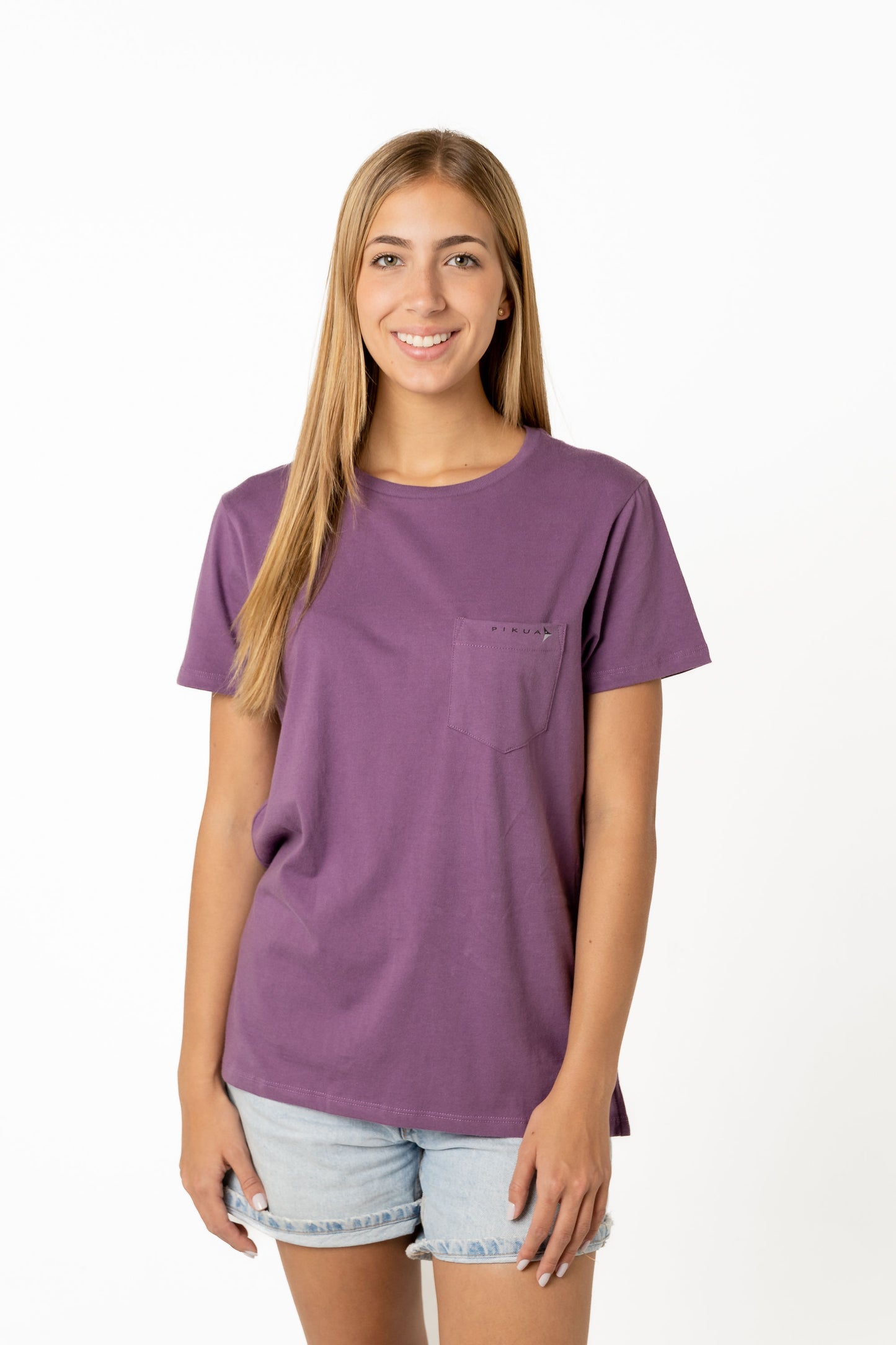 Short Sleeve Cotton T-Shirts (Black Plum)