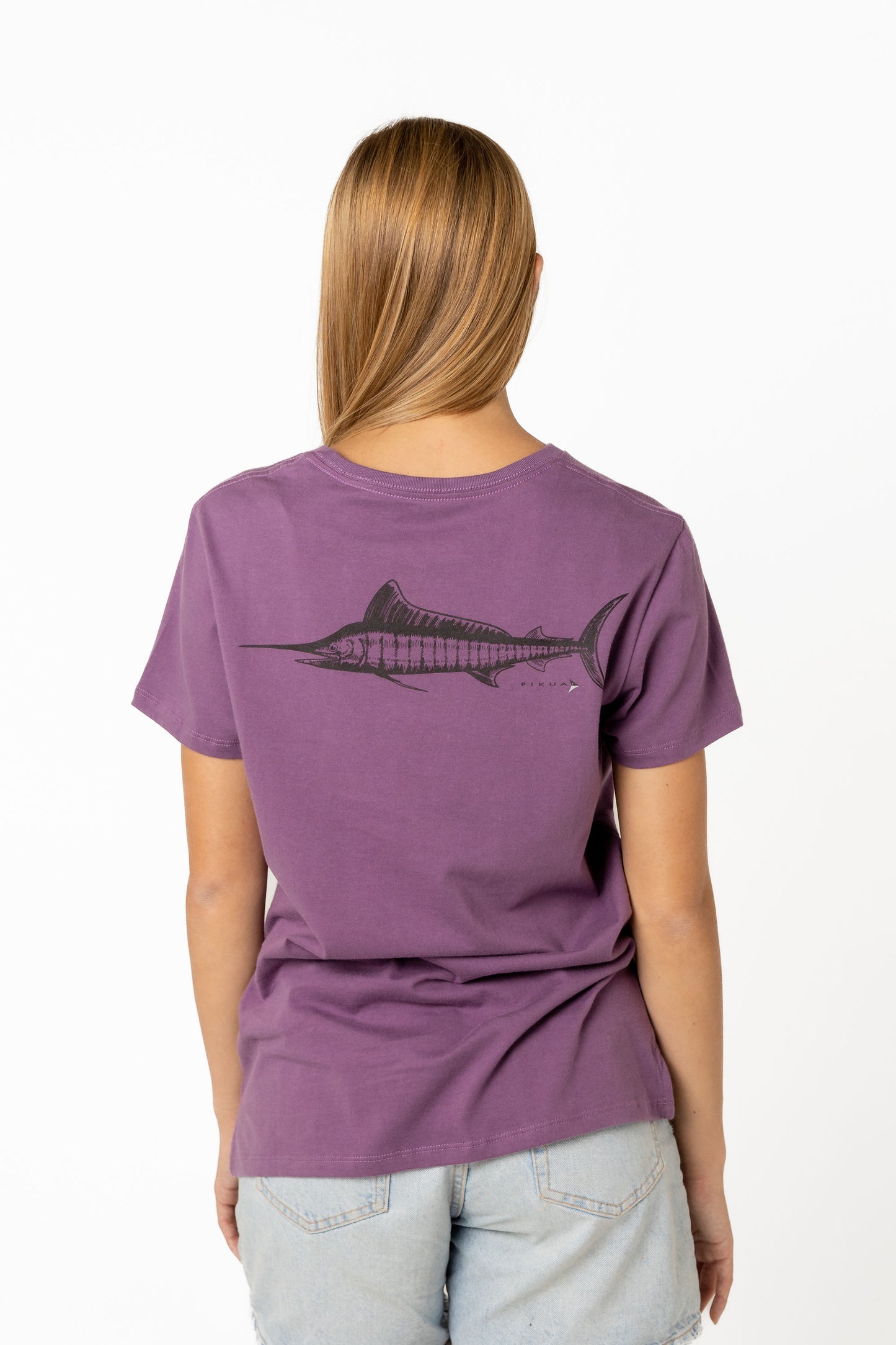 Short Sleeve Cotton T-Shirts (Black Plum)