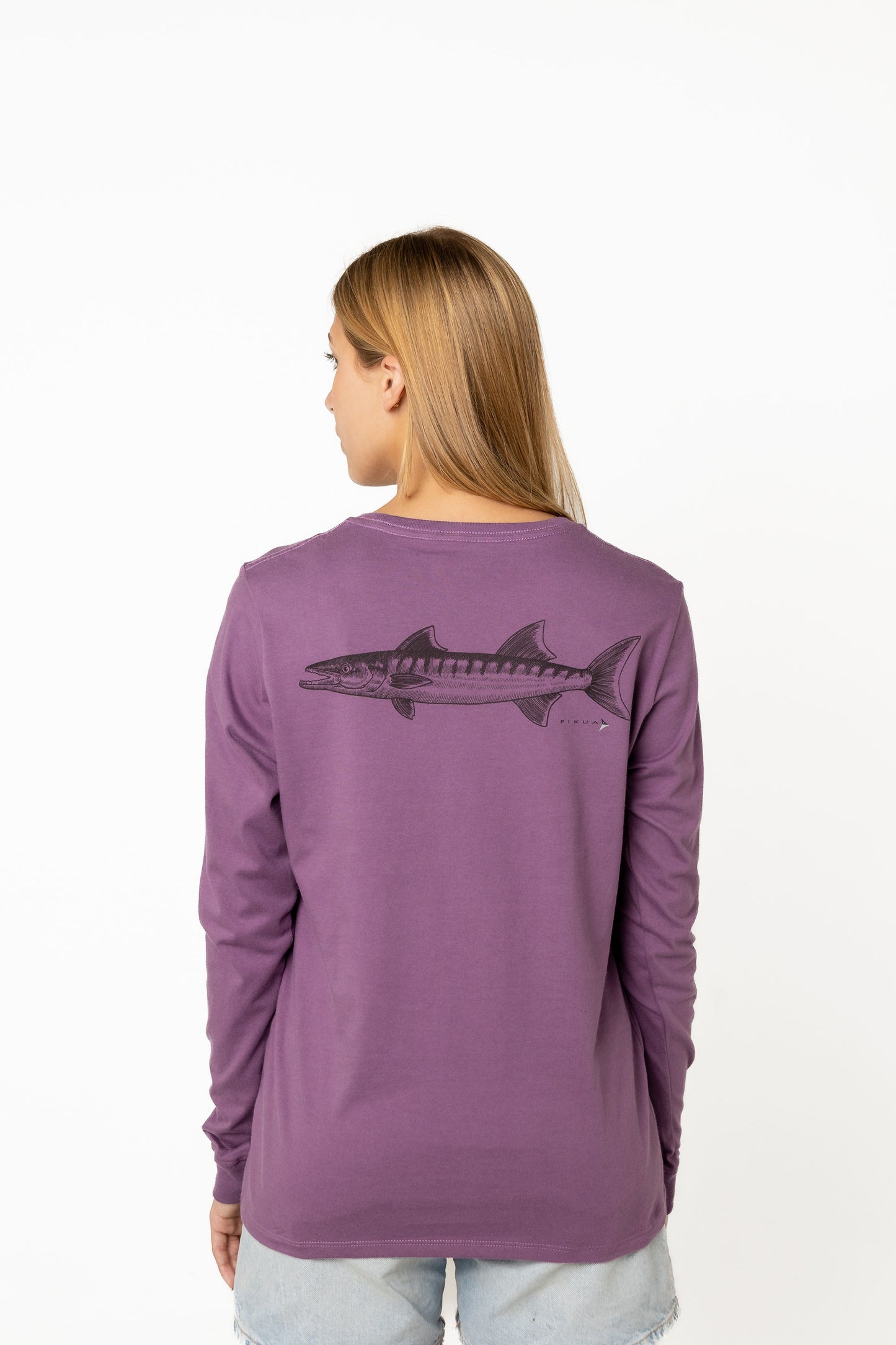 Long Sleeve Cotton T-Shirts (Black Plum)