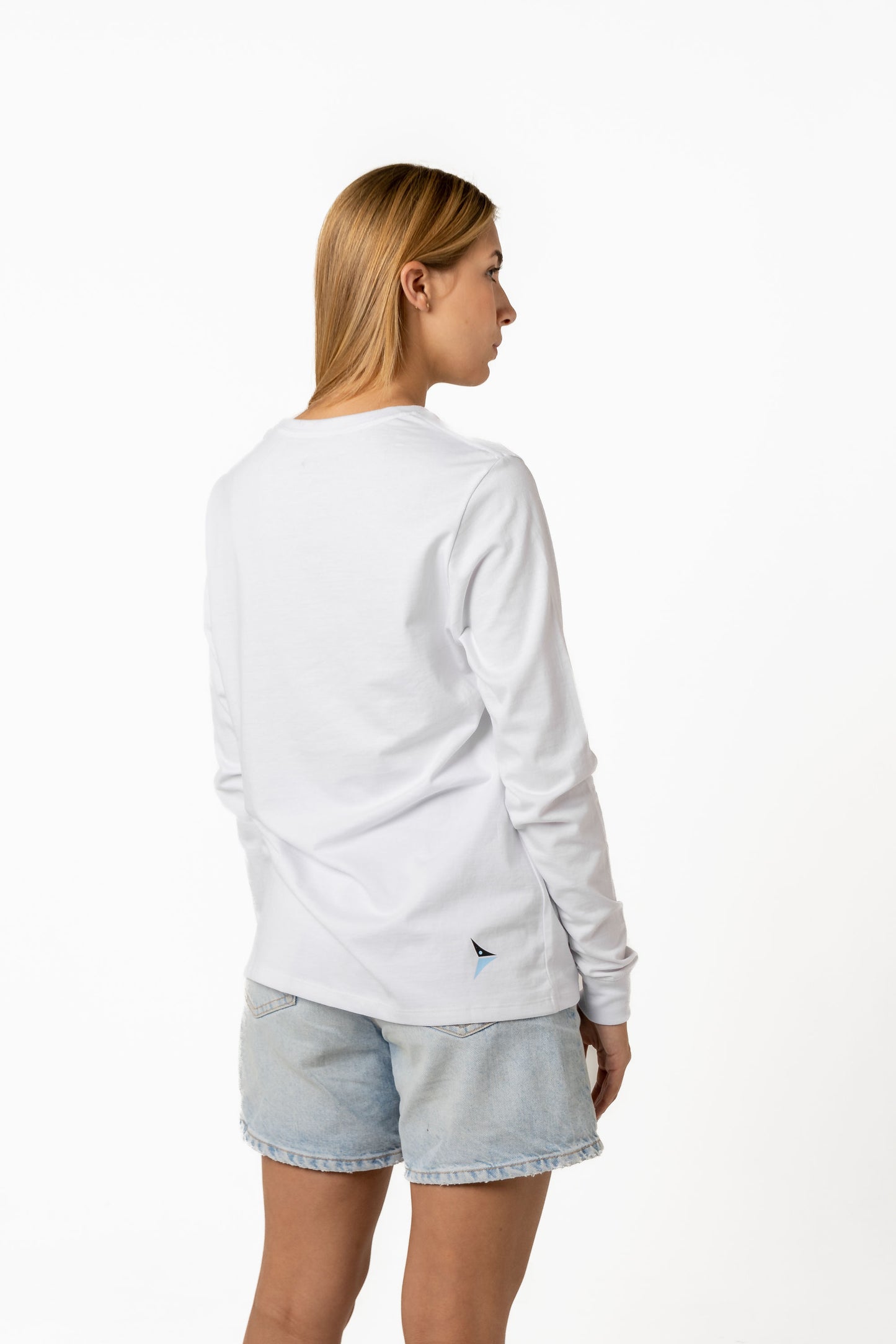 Long Sleeve Cotton T-Shirts (White)