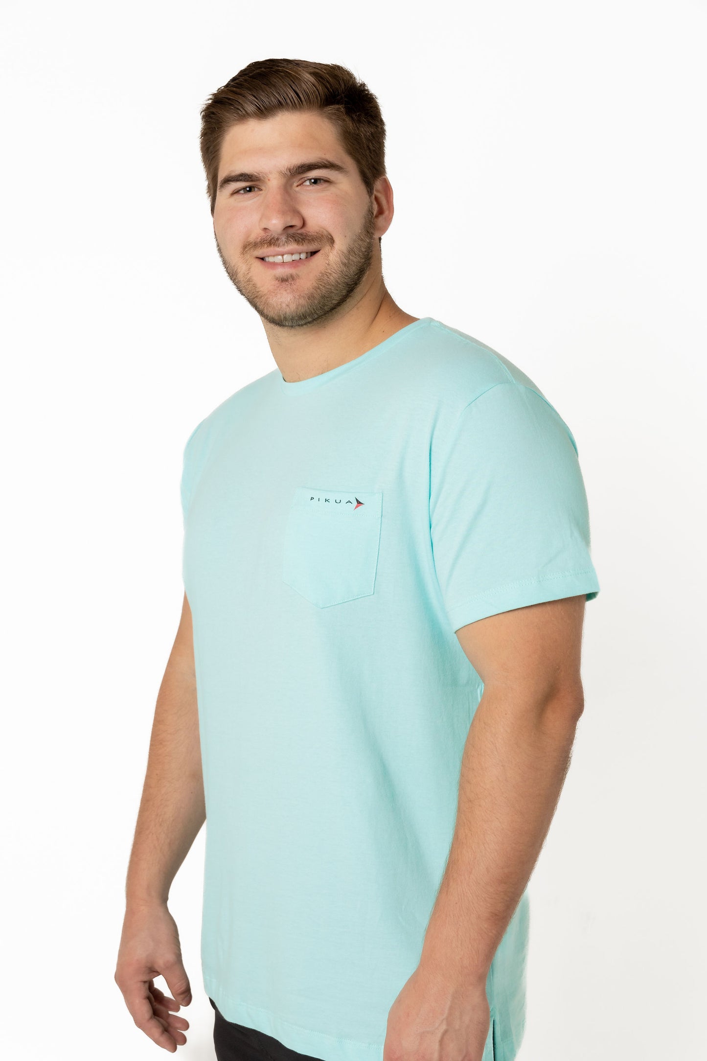 Short Sleeve Cotton T-Shirts (Amazonite)