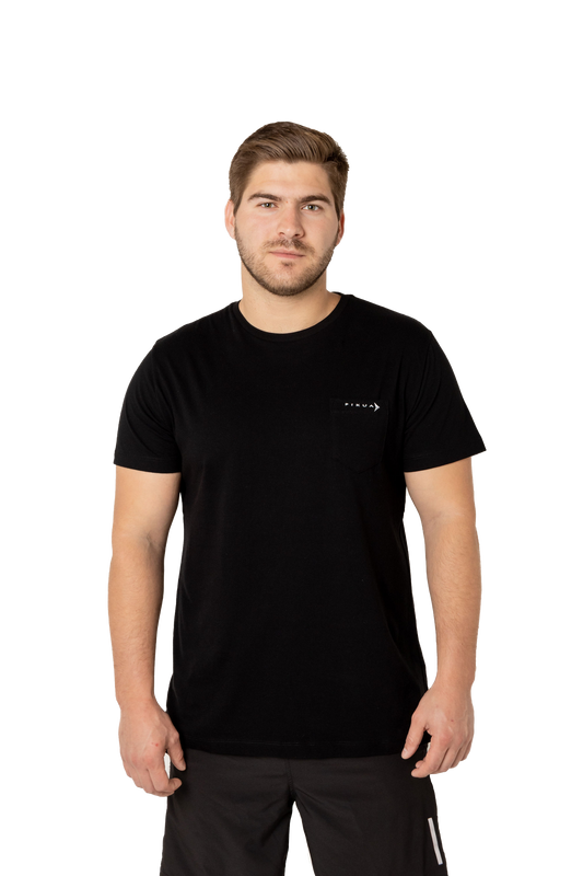 Short Sleeve Cotton T-Shirts (Jet Black)