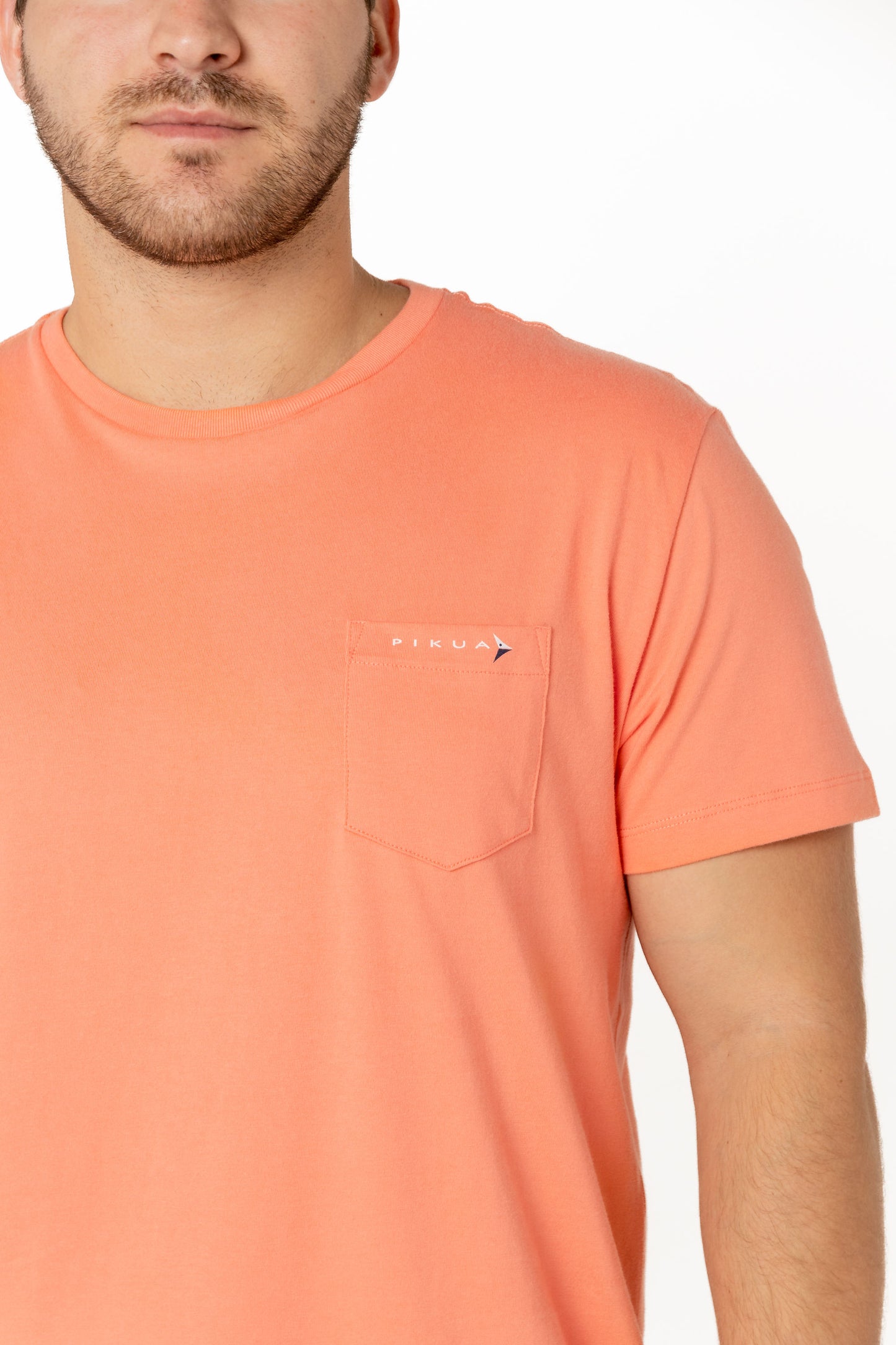 Short Sleeve Cotton T-Shirts (Persimmon)