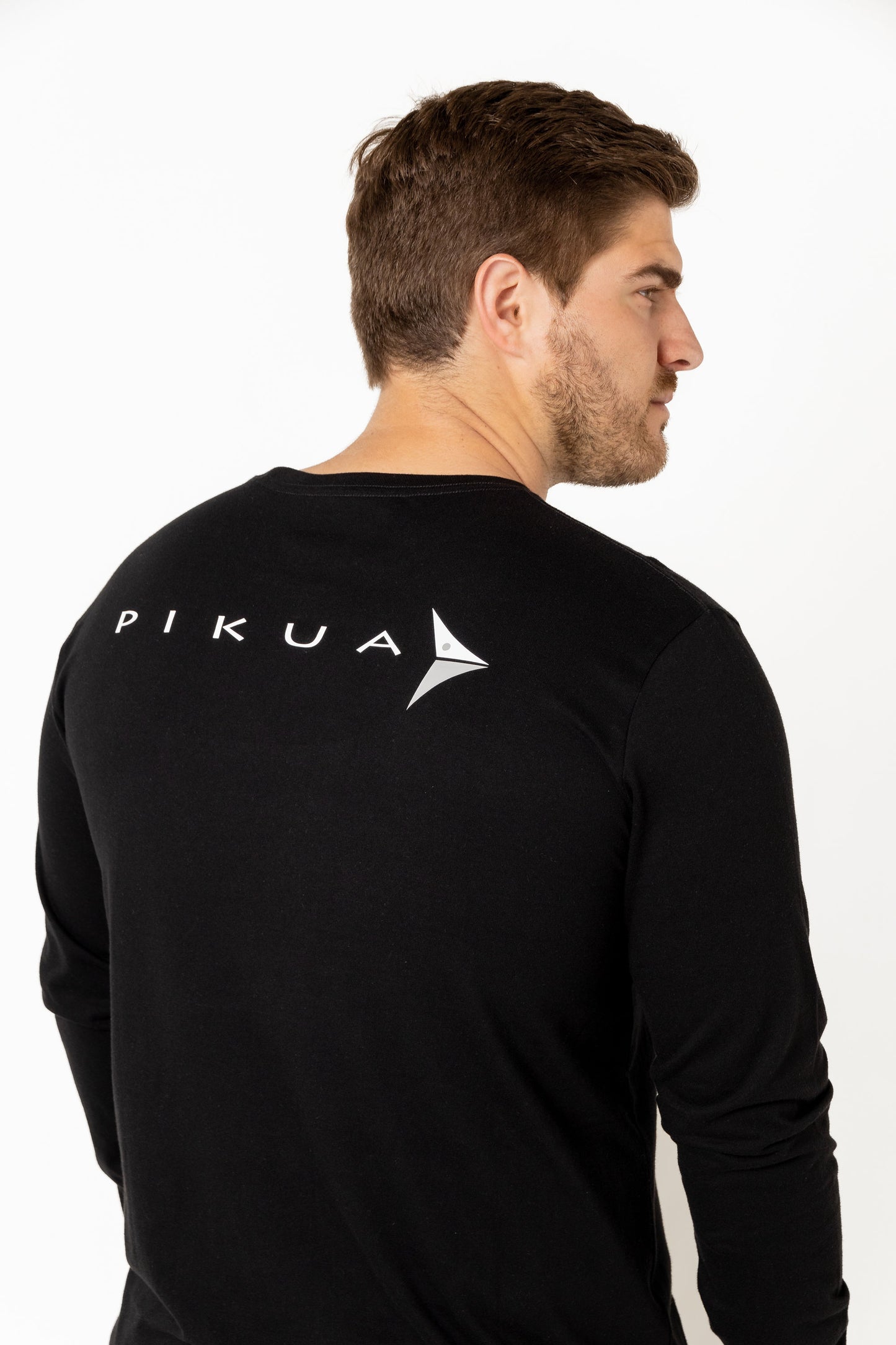 Long Sleeve Cotton T-Shirts (Jet Black)