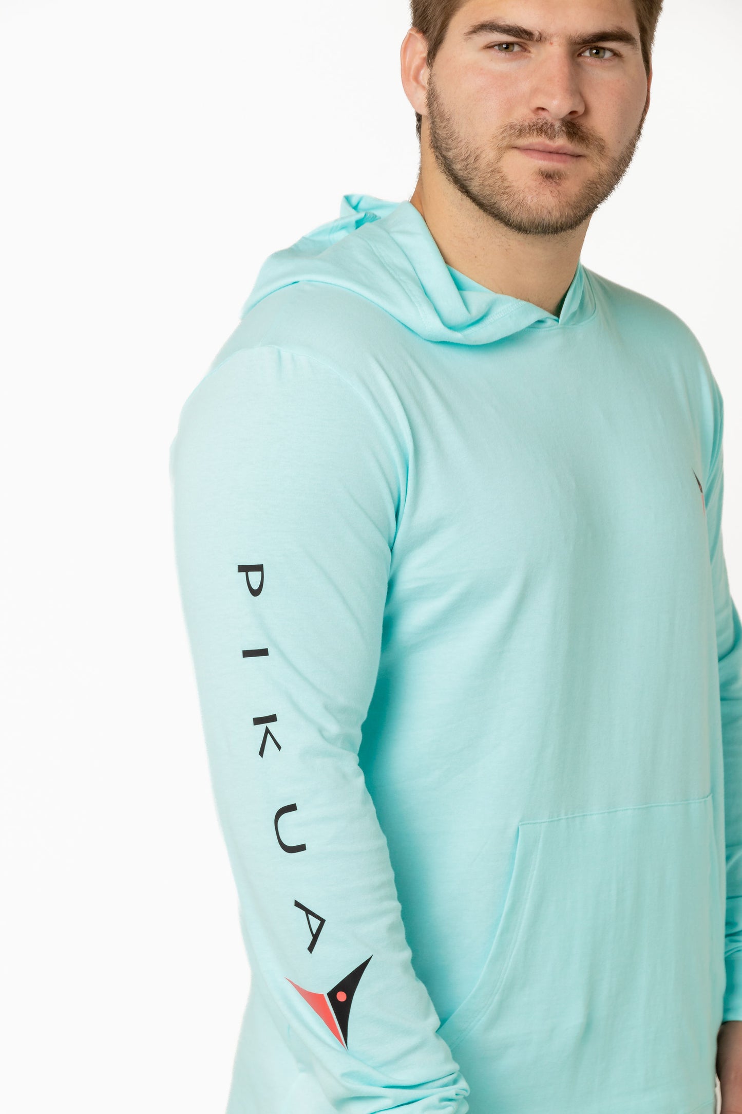 Long Sleeve Cotton With Hoodie (Amazonite)