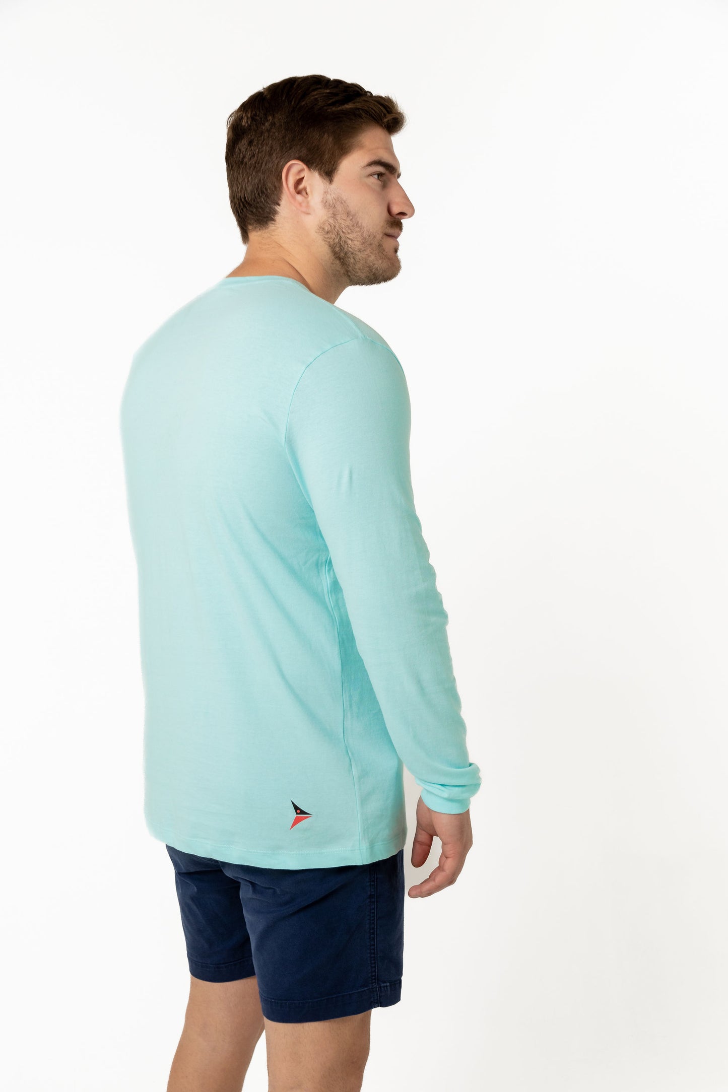 Long Sleeve Cotton T-Shirts (Amazonite)