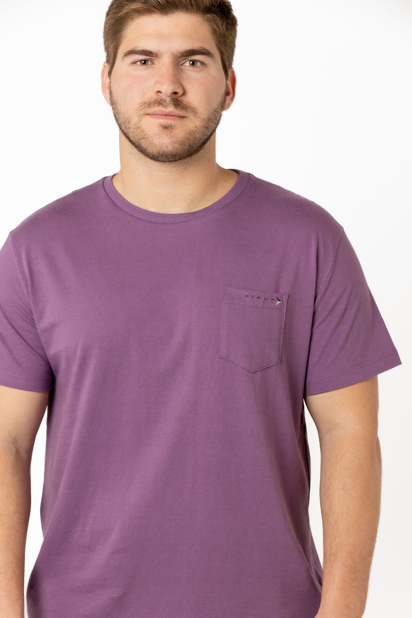 Short Sleeve Cotton T-Shirts (Black Plum)