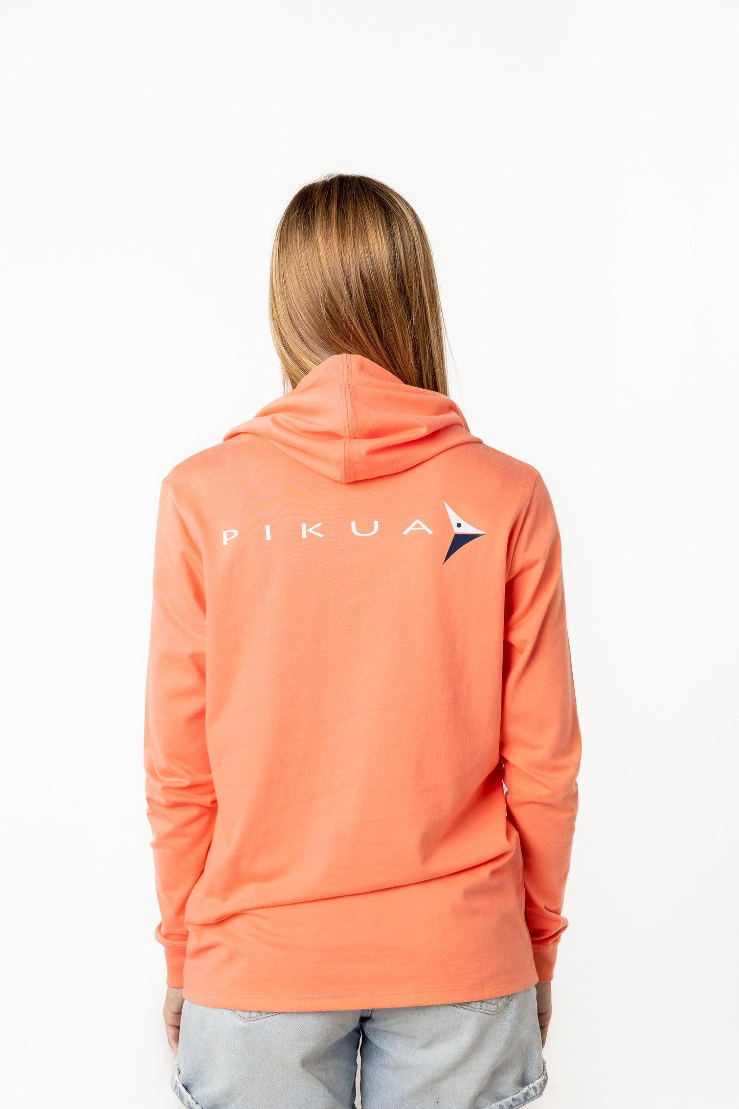 Long Sleeve Cotton With Hoodie (Persimmon)