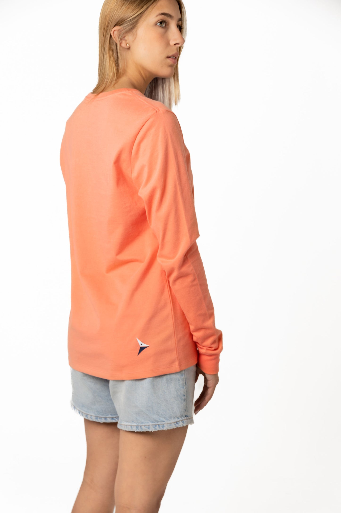 Long Sleeve Cotton T-Shirts (Persimmon)