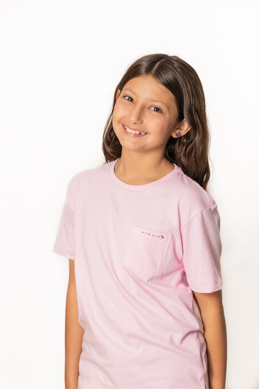 Short Sleeve Cotton T-Shirts (Chalk Pink)