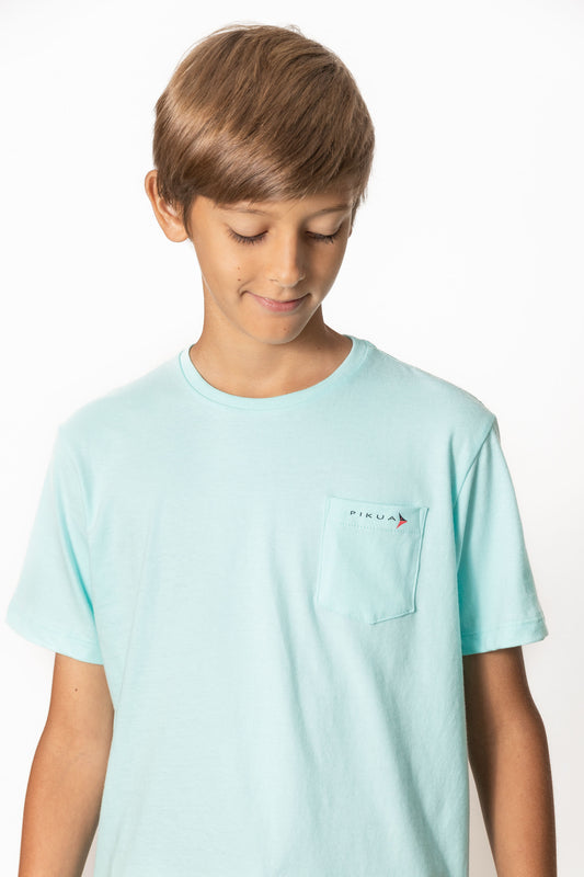 Short Sleeve Cotton T-Shirts (Amazonite)