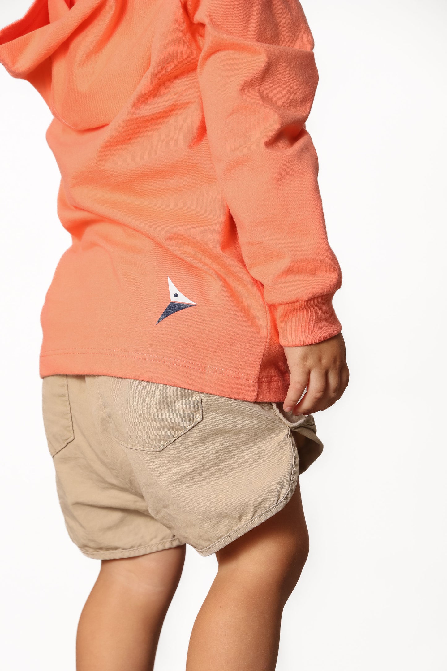 Long Sleeve Cotton With Hoodie (Persimmon)